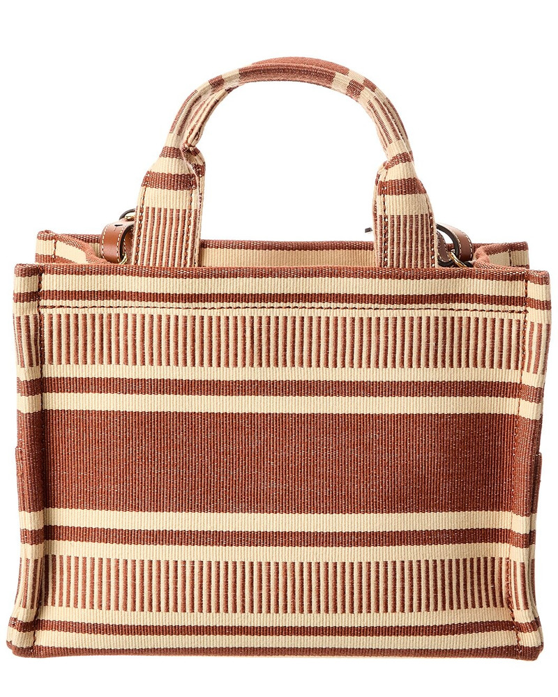 CELINE CELINE Cabas Thais Small Canvas & Leather Tote outlook