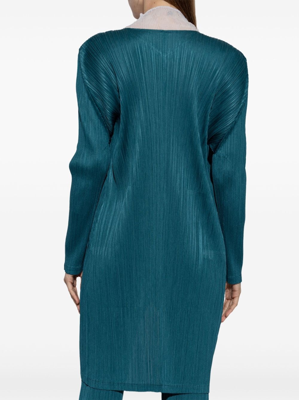 pleated coat - 4