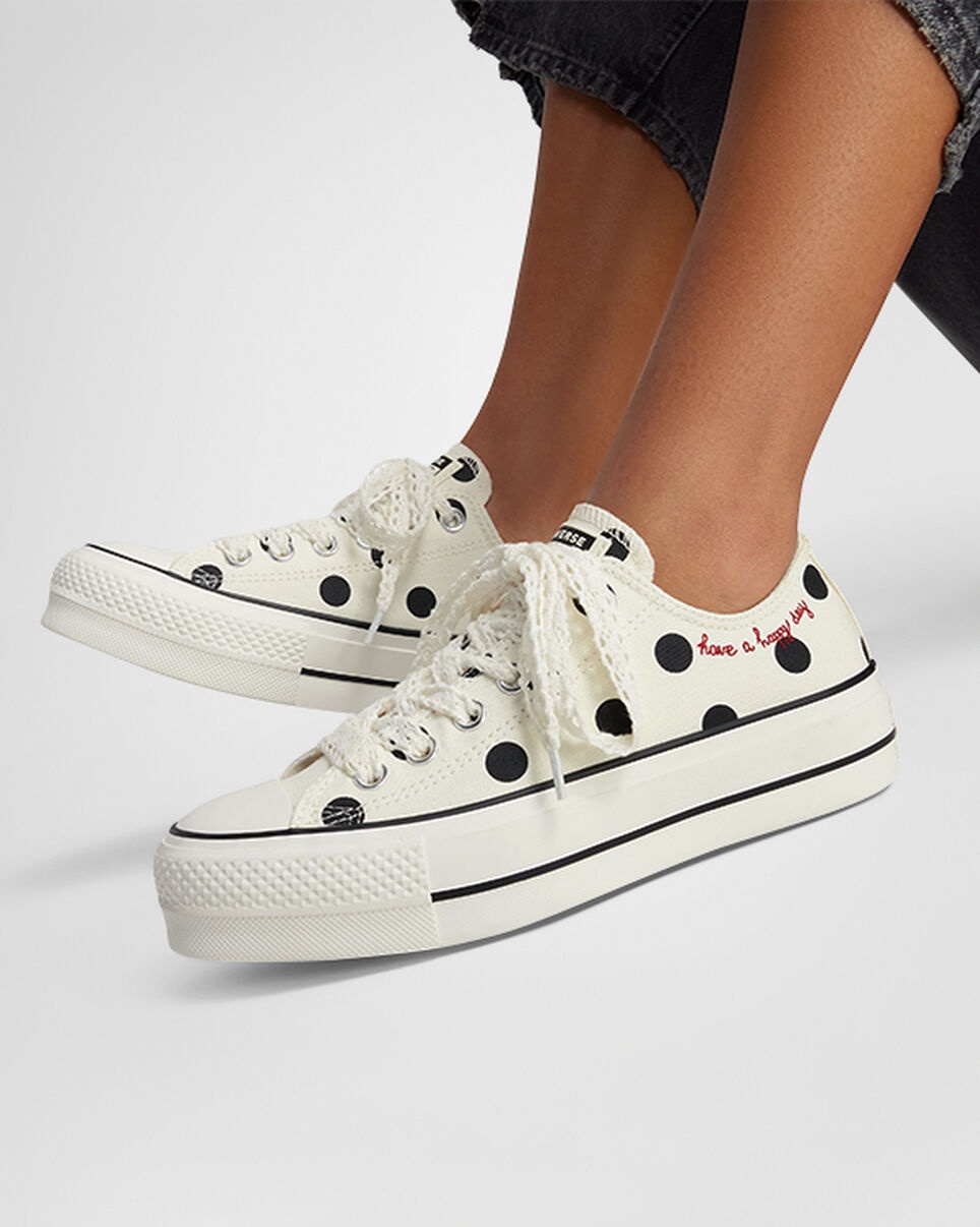 Chuck Taylor All Star Lift Platform Polka Dots - 10