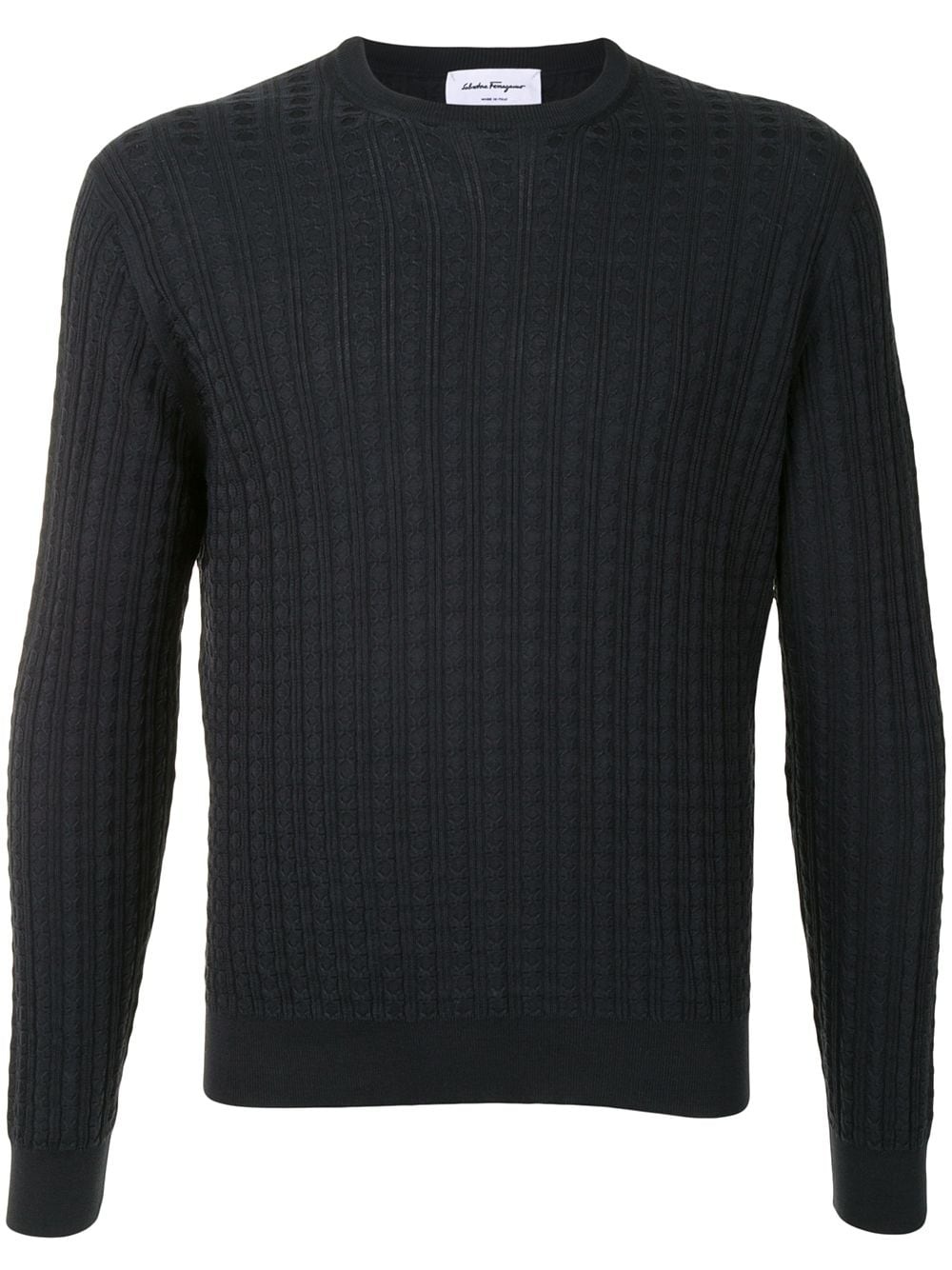 knitted Gancini pattern jumper - 1