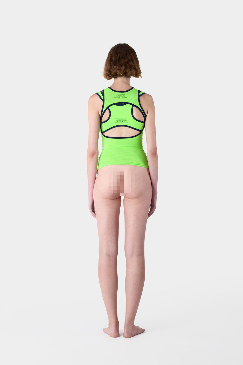 SUPER STRETCH COMBINED TOP / neon green 8