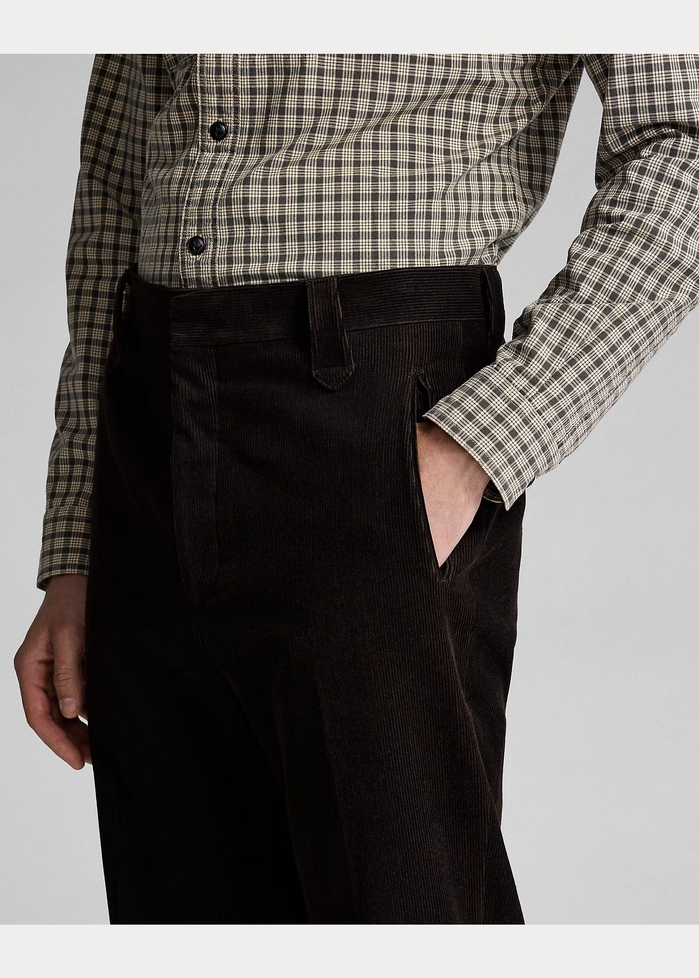 Slim Fit Corduroy Suit Trouser - 5