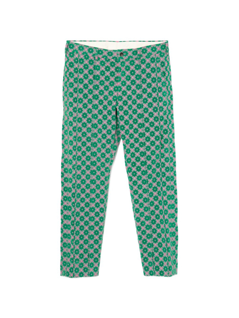 floral-print trousers 1