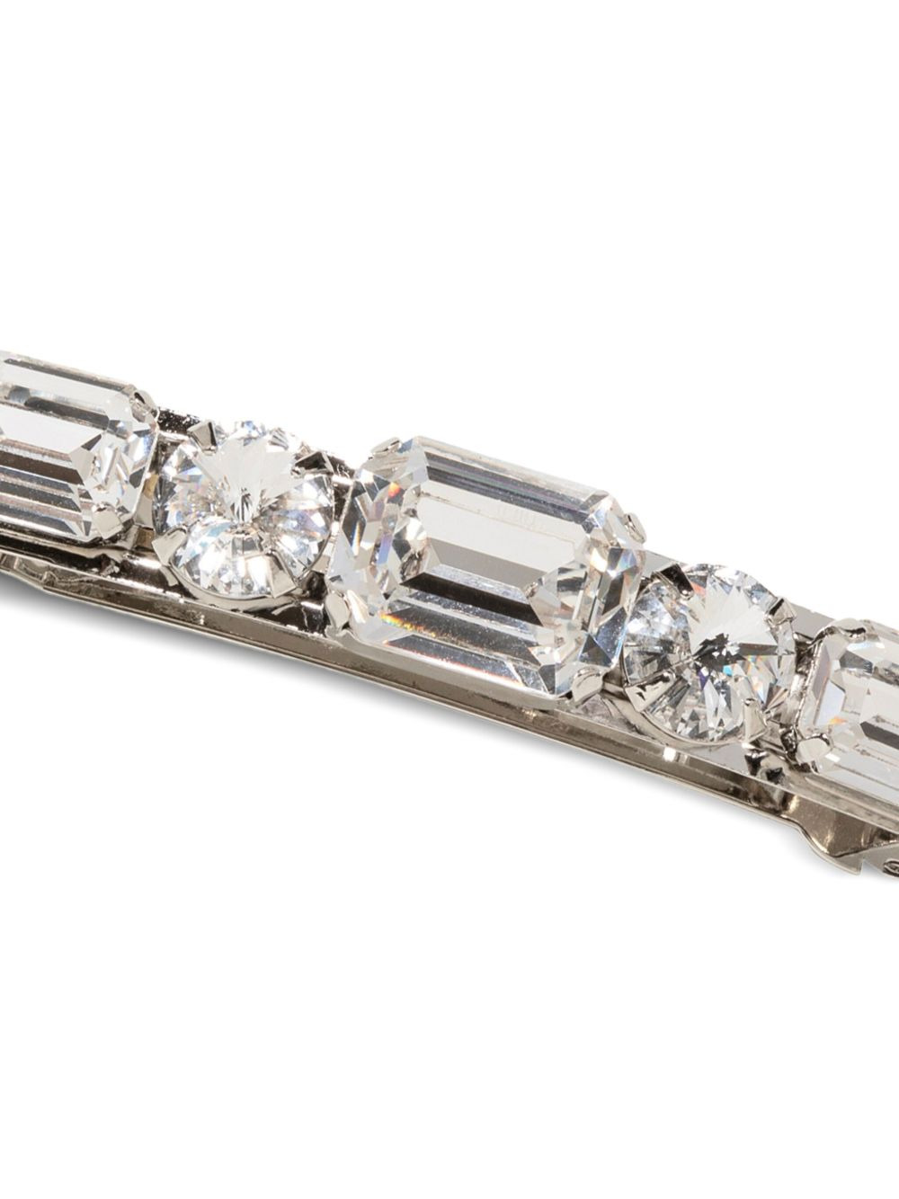 crystal-embellished barrette - 2