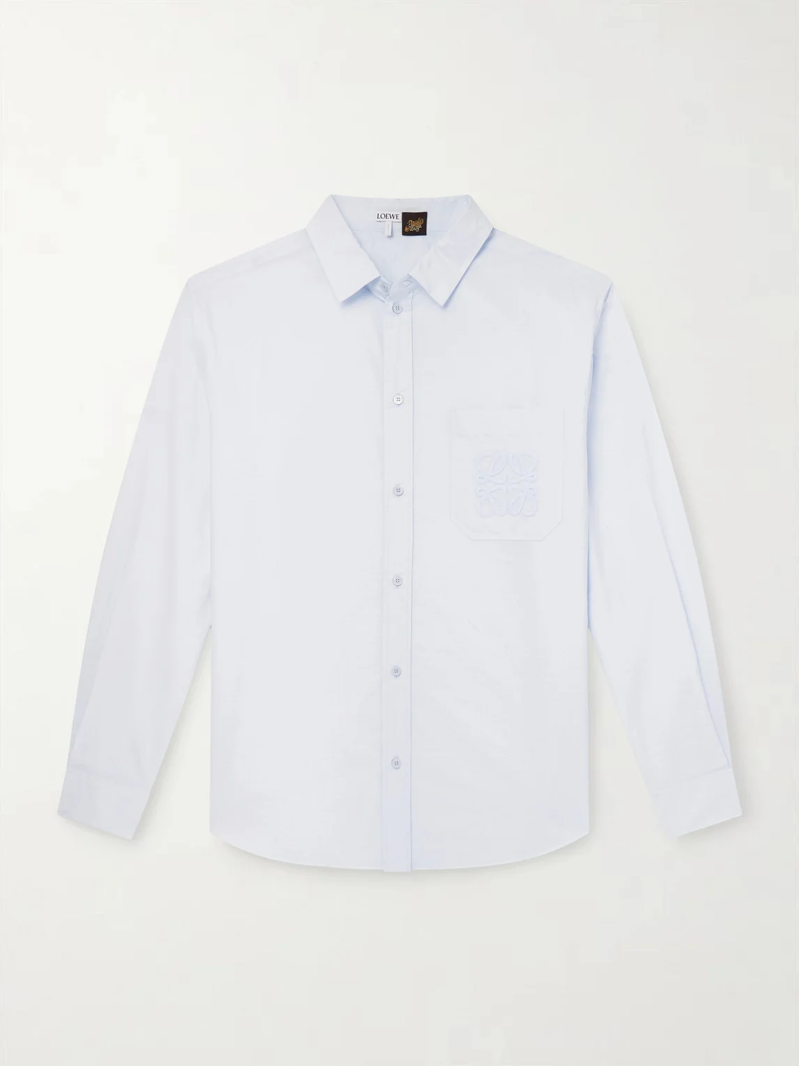 Paula's Ibiza Logo-Embroidered Cotton-Blend Shirt - 1