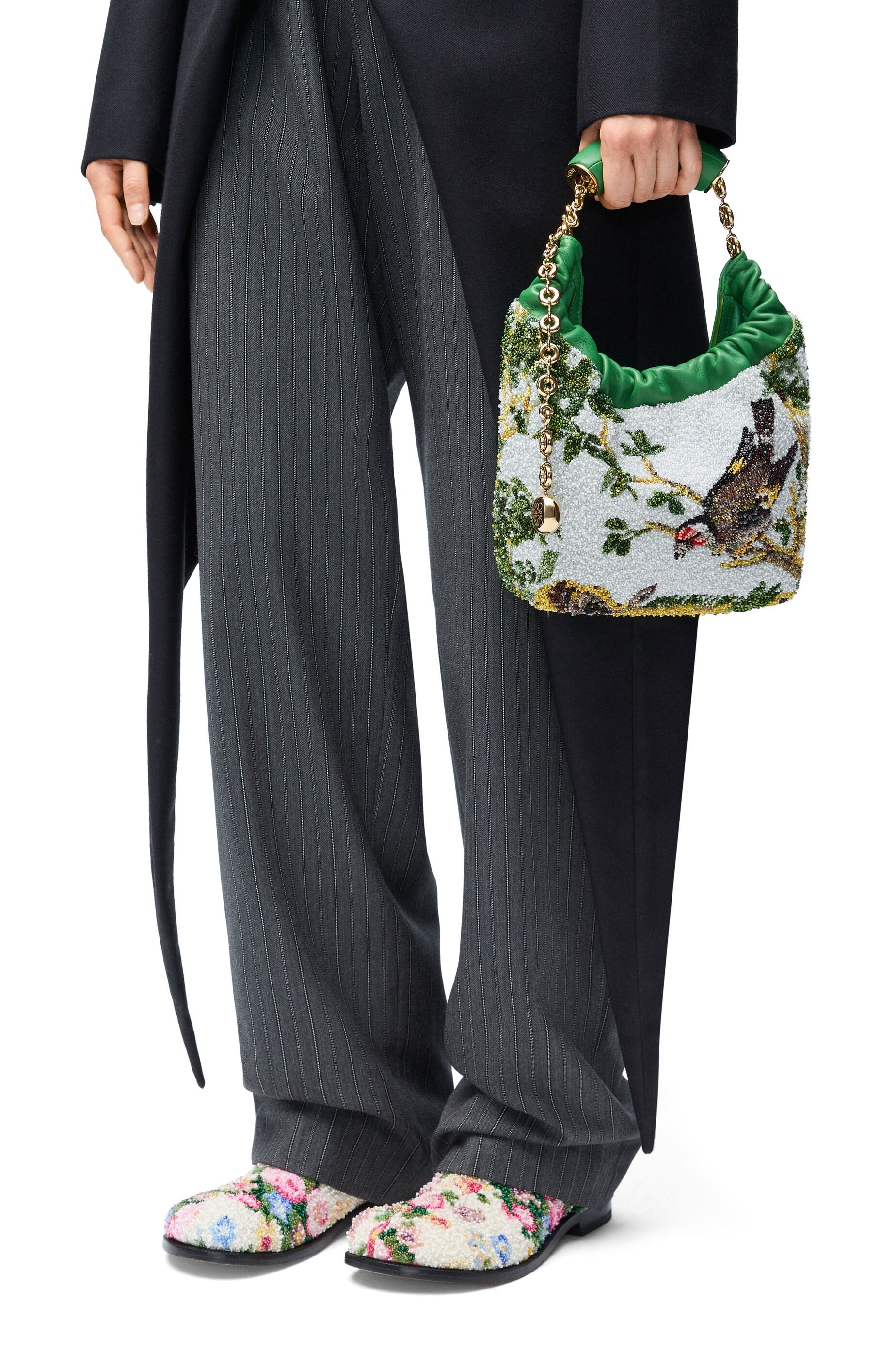 Mini Squeeze bag in beaded leather - 3