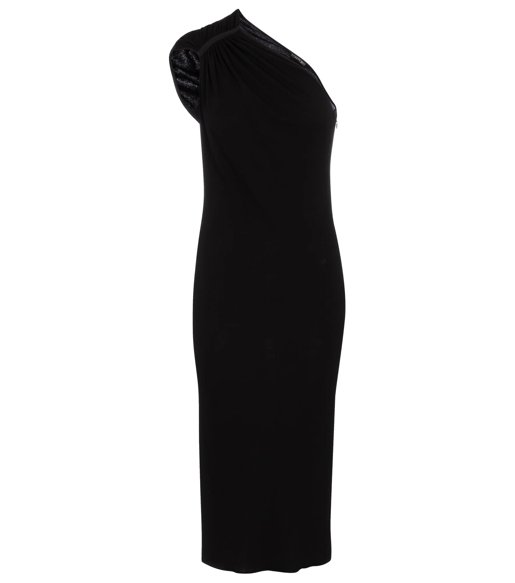 One-shoulder jersey midi dress - 1