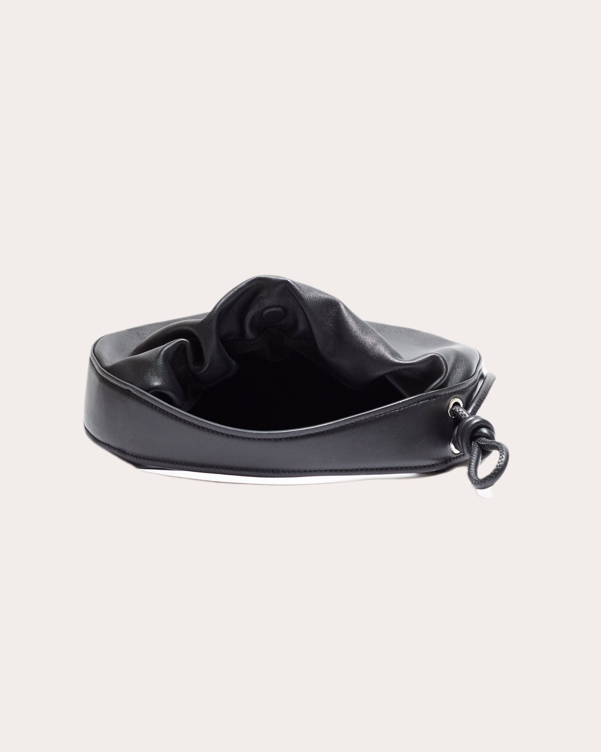 Mini Origami Ruched Leather Tote - 3
