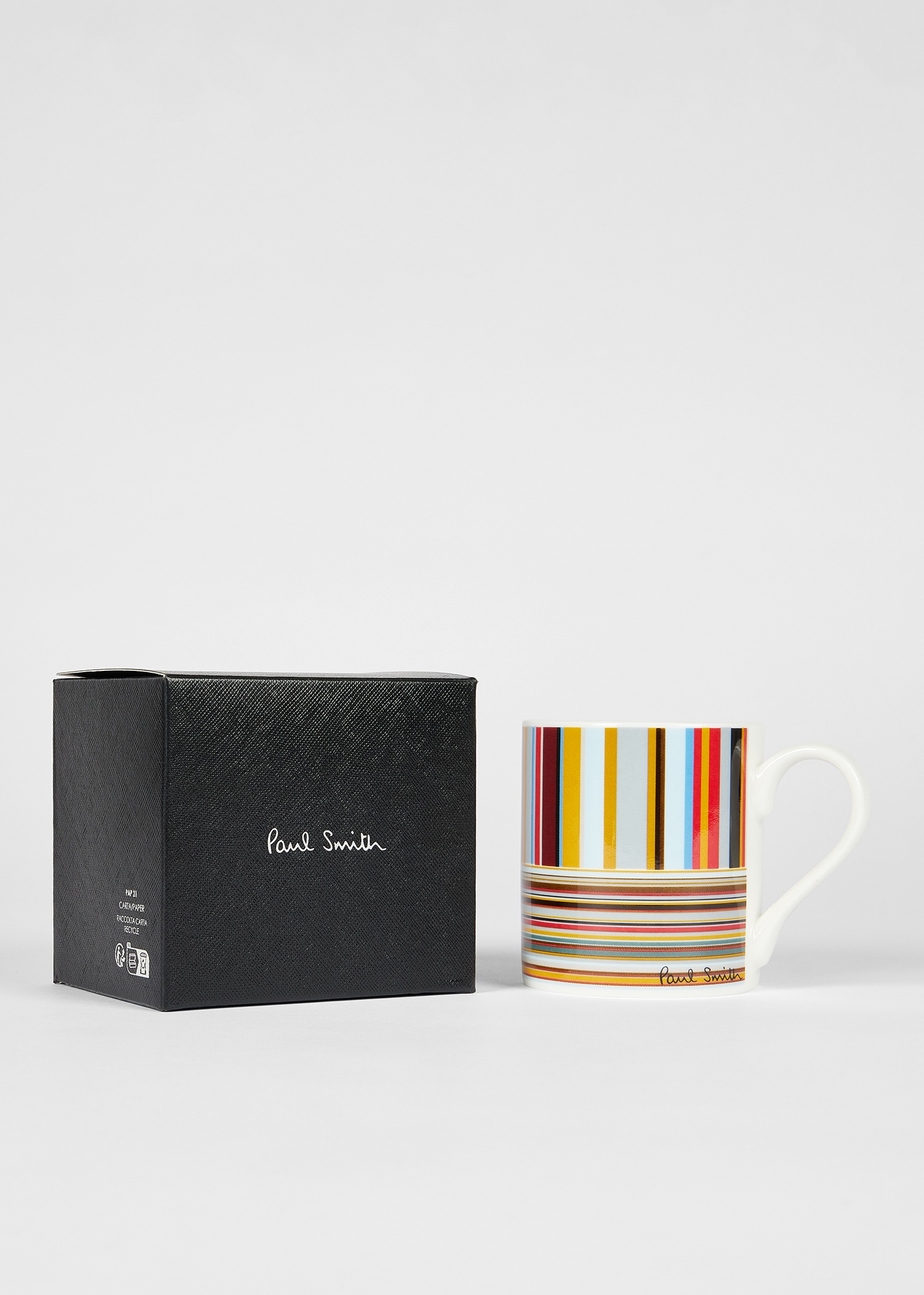 Mixed 'Signature Stripe' Bone China Mug - 4