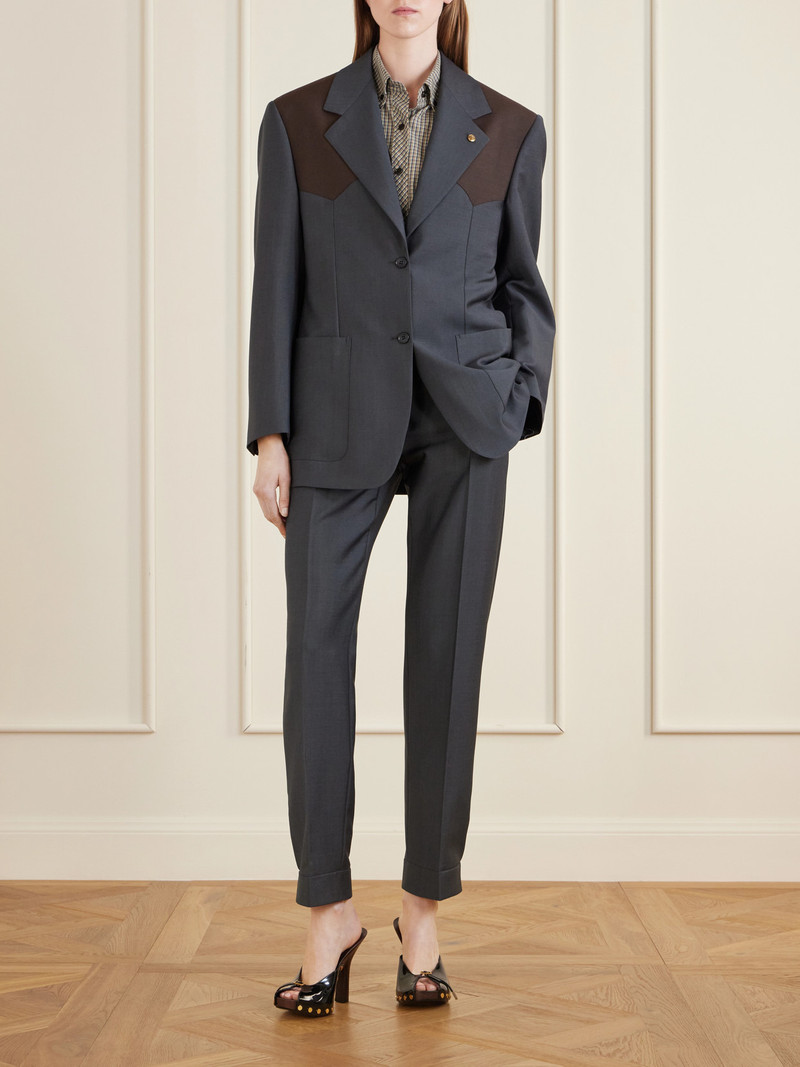 VERSACE Wool And Mohair-blend Blazer outlook