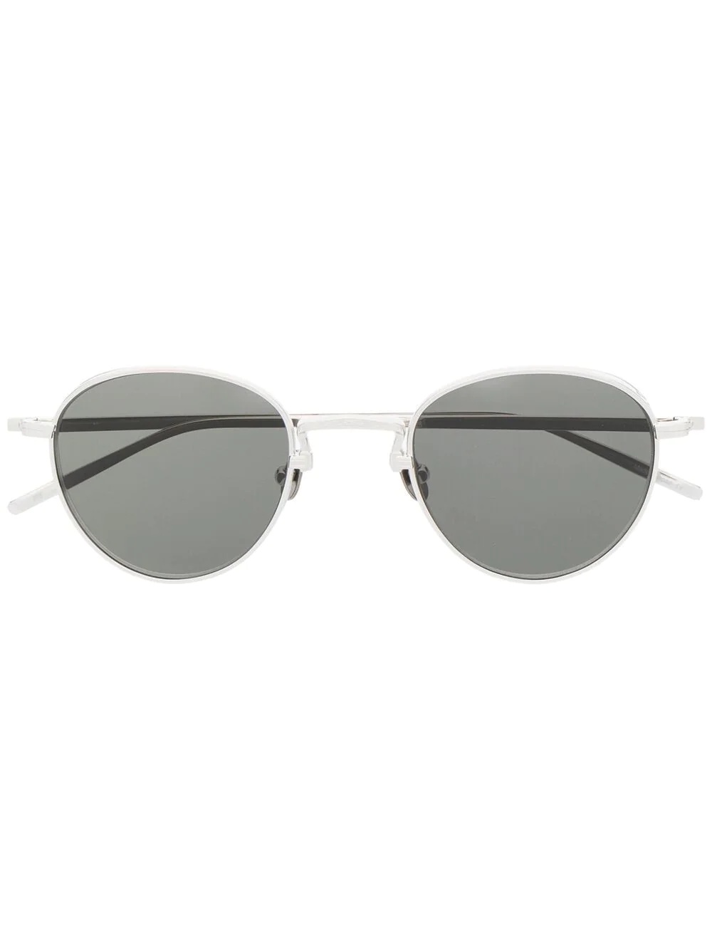 round-frame tinted-lens sunglasses - 1