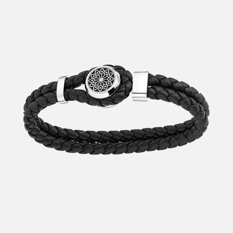 Homage to Victor Hugo Bracelet Leather Steel 1