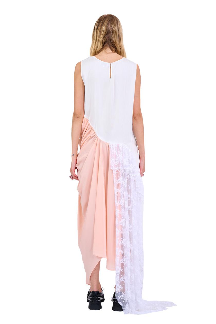 WHITE MELON FANNY DRESS - 5