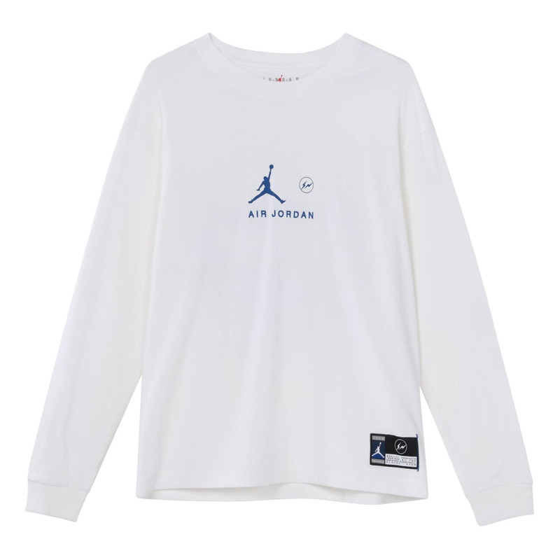 공기 요르단 x 조각 디자인 FW 승무원 목 Pullovers 거리 작풍 Collaboratio 남자 백색 DA2982-094 - 1