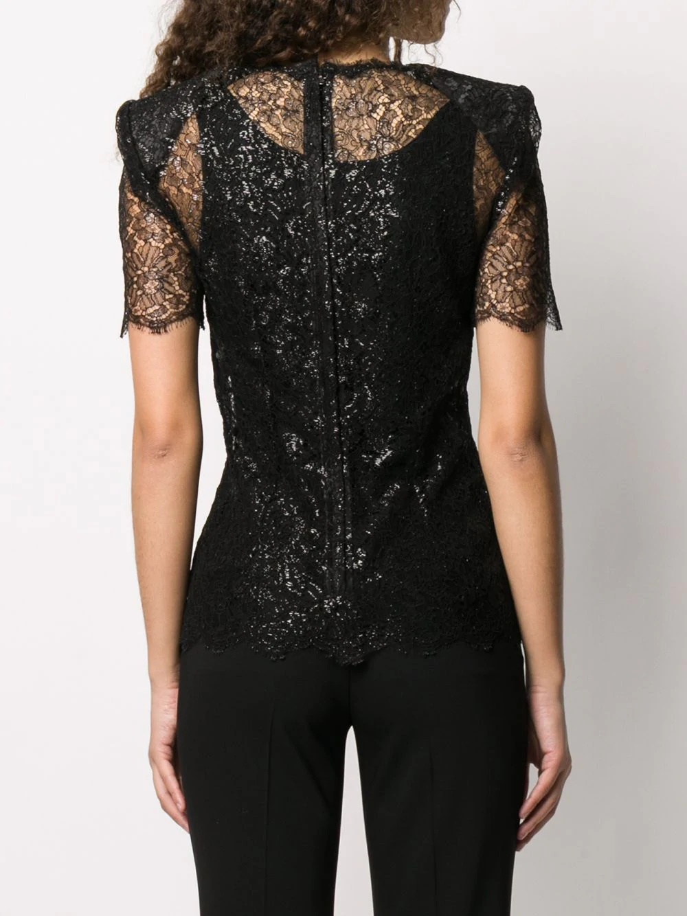 lace t-shirt - 4