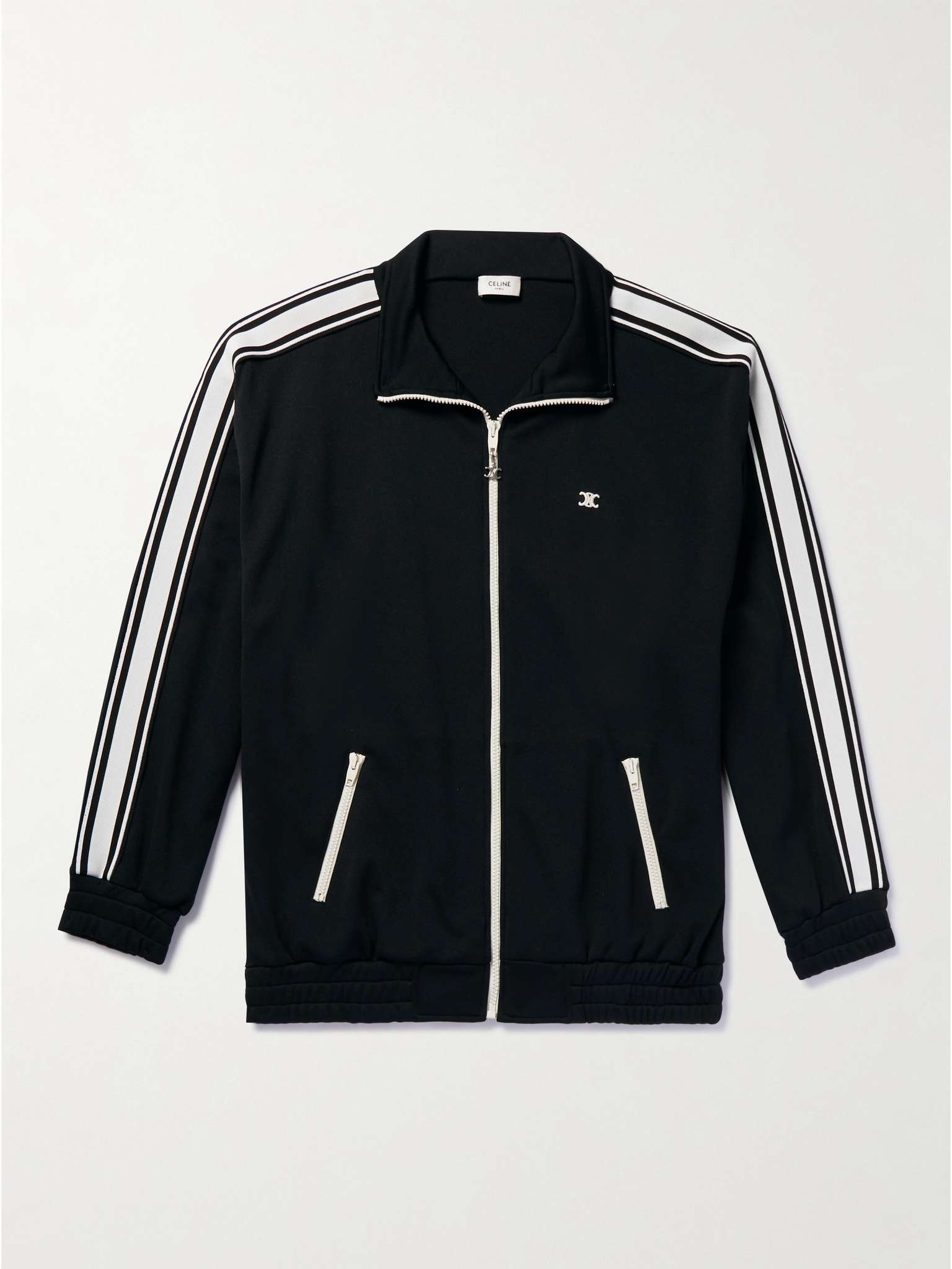 Striped Jersey Track Jacket - 1