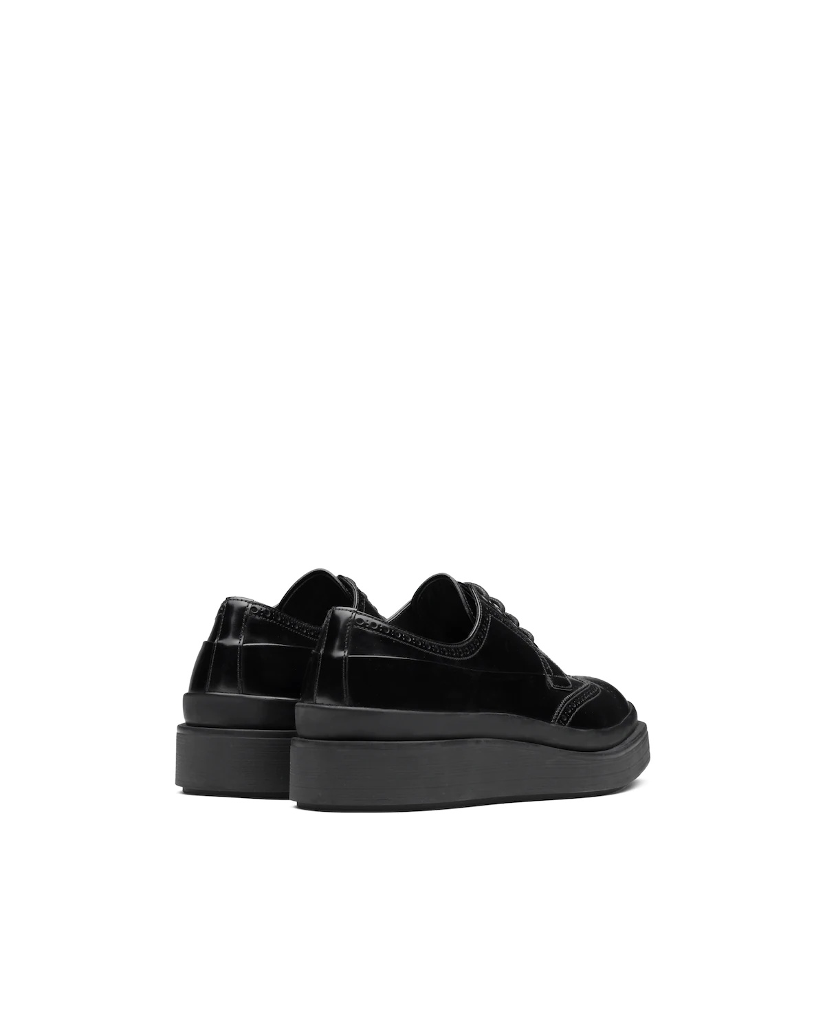 Brushed Leather Derby Shoes - 5