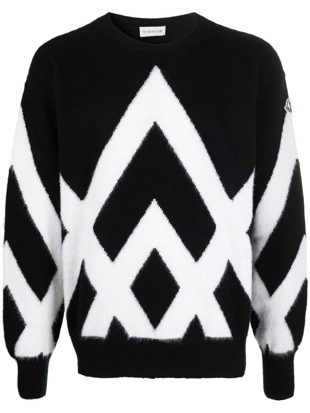 intarsia logo jumper - 1