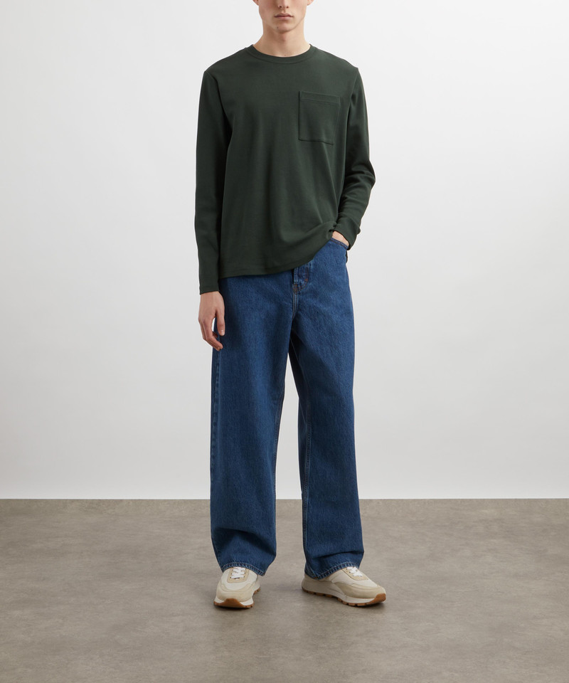 Baggy Wide Leg Jeans in Bonair 2