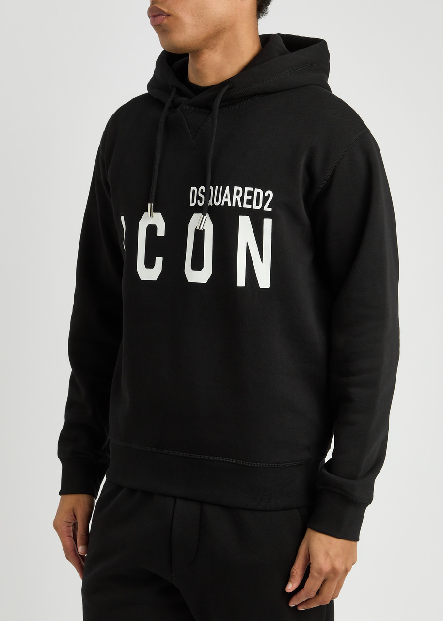 DSQUARED2 Logo-print Hooded Cotton Sweatshirt - 2