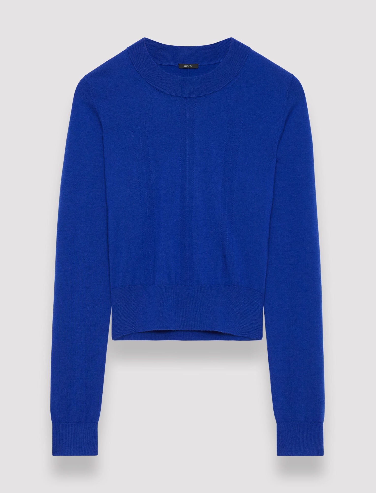 Cashmere Stretch Round Neck Jumper - 1