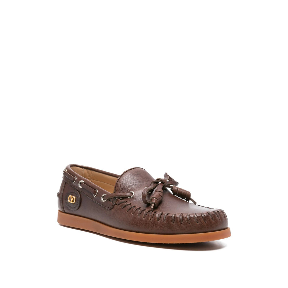 Valentino Garavani Brown Loafers Women - 2
