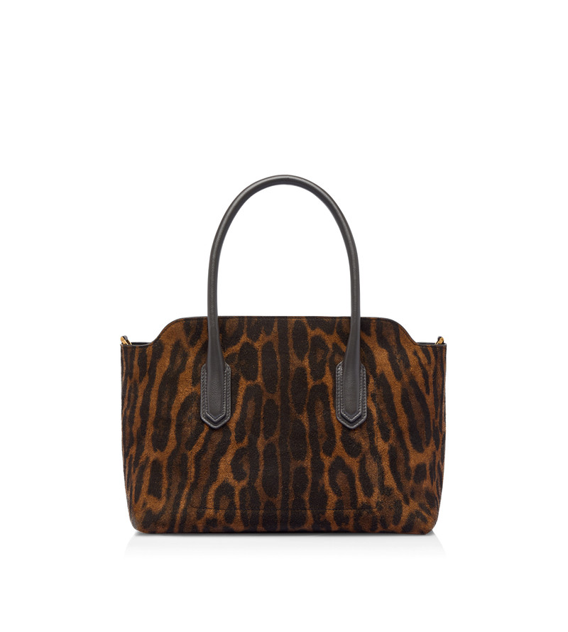 OCELOT-PRINT SUEDE ALEXANDER MEDIUM TOP HANDLE 3