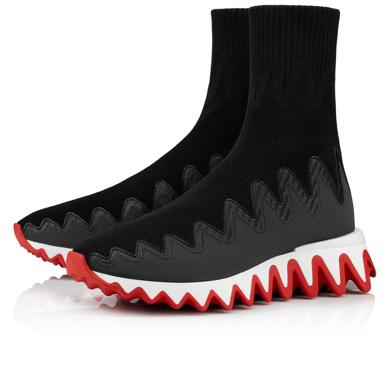 Christian Louboutin Sharky Sock Black outlook