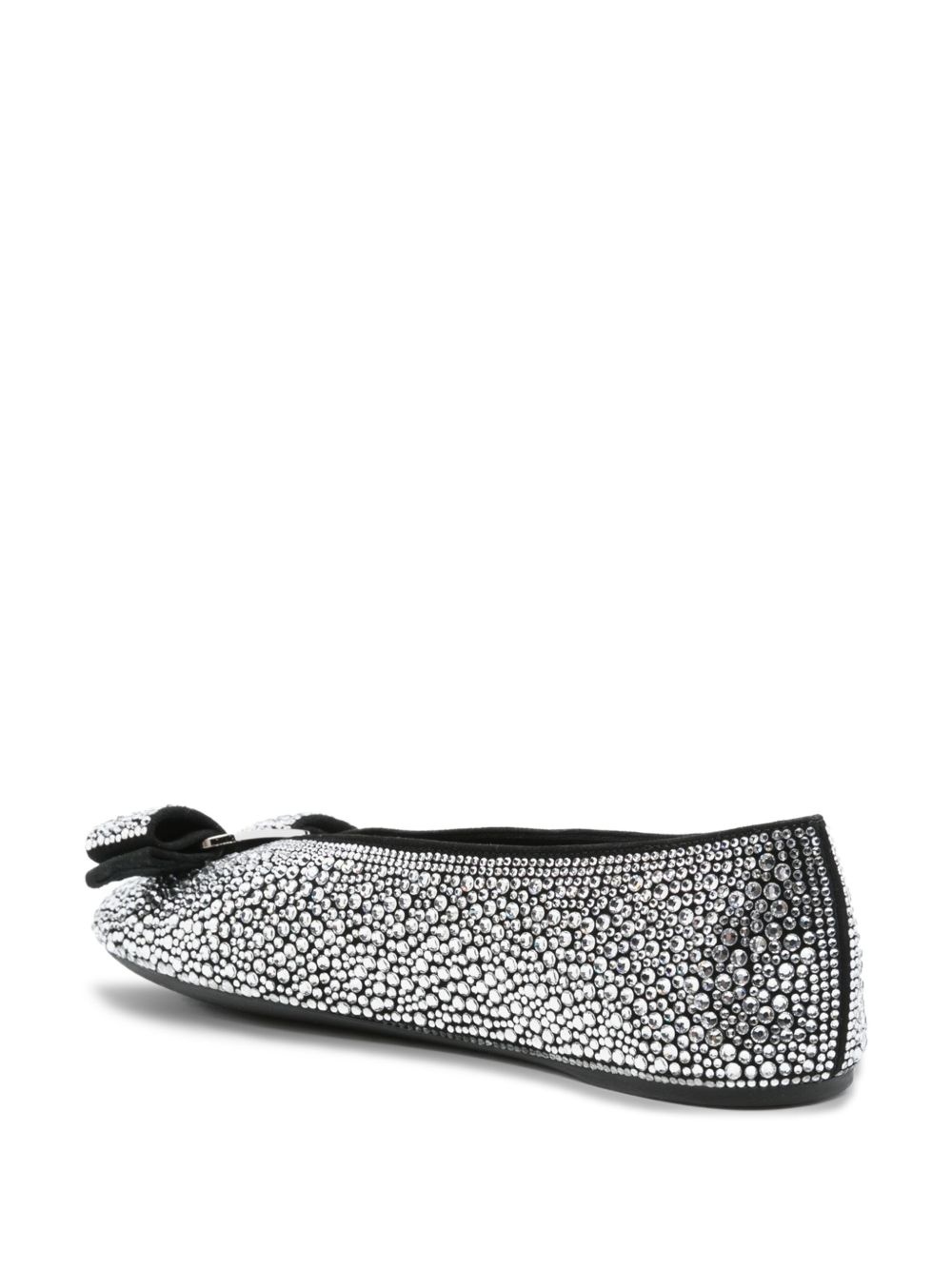 crystal-embellished ballet flat - 3