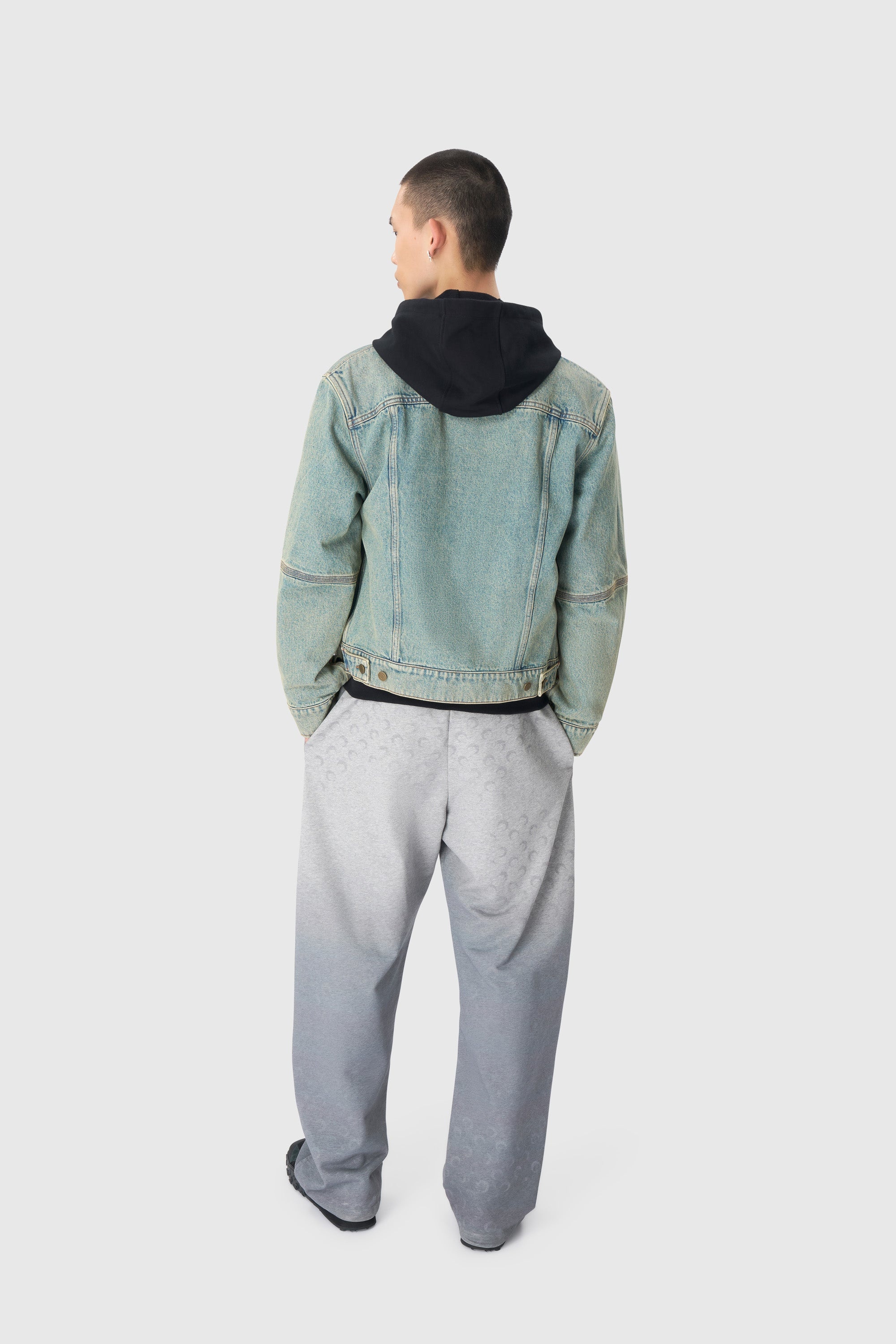 Moon Laser Denim Trucker Jacket - 4