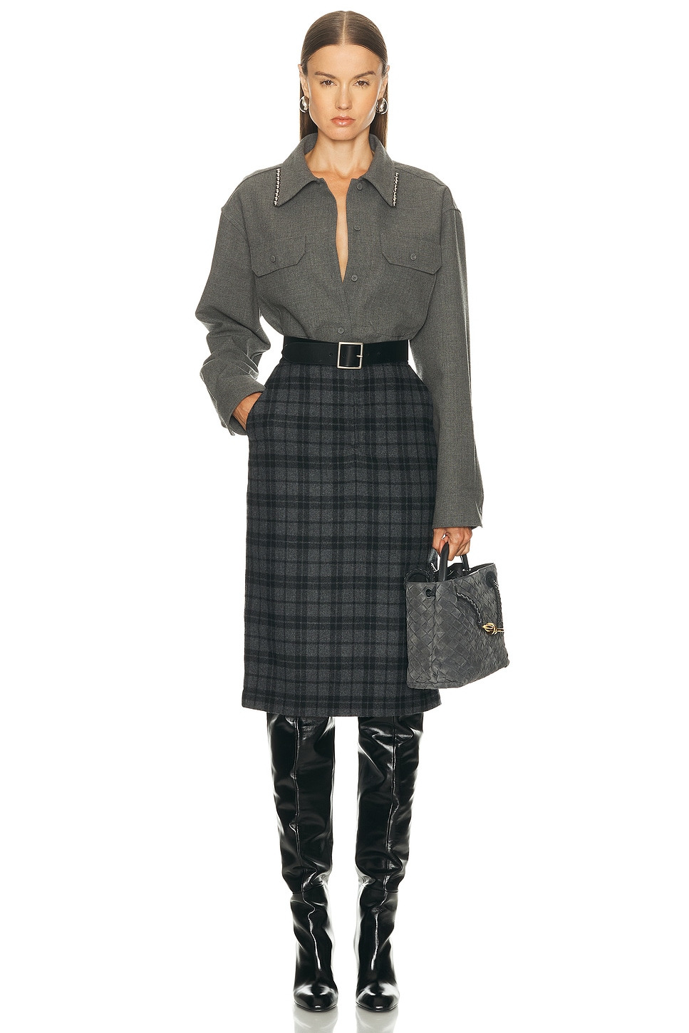 Relaxed Fit Long Sleeve Shirt - 4
