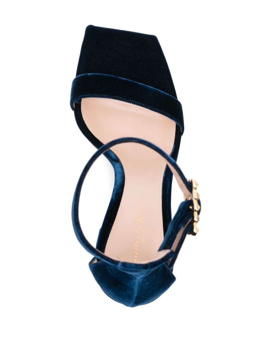 Rossi Wondy 95mm velvet sandals - 4