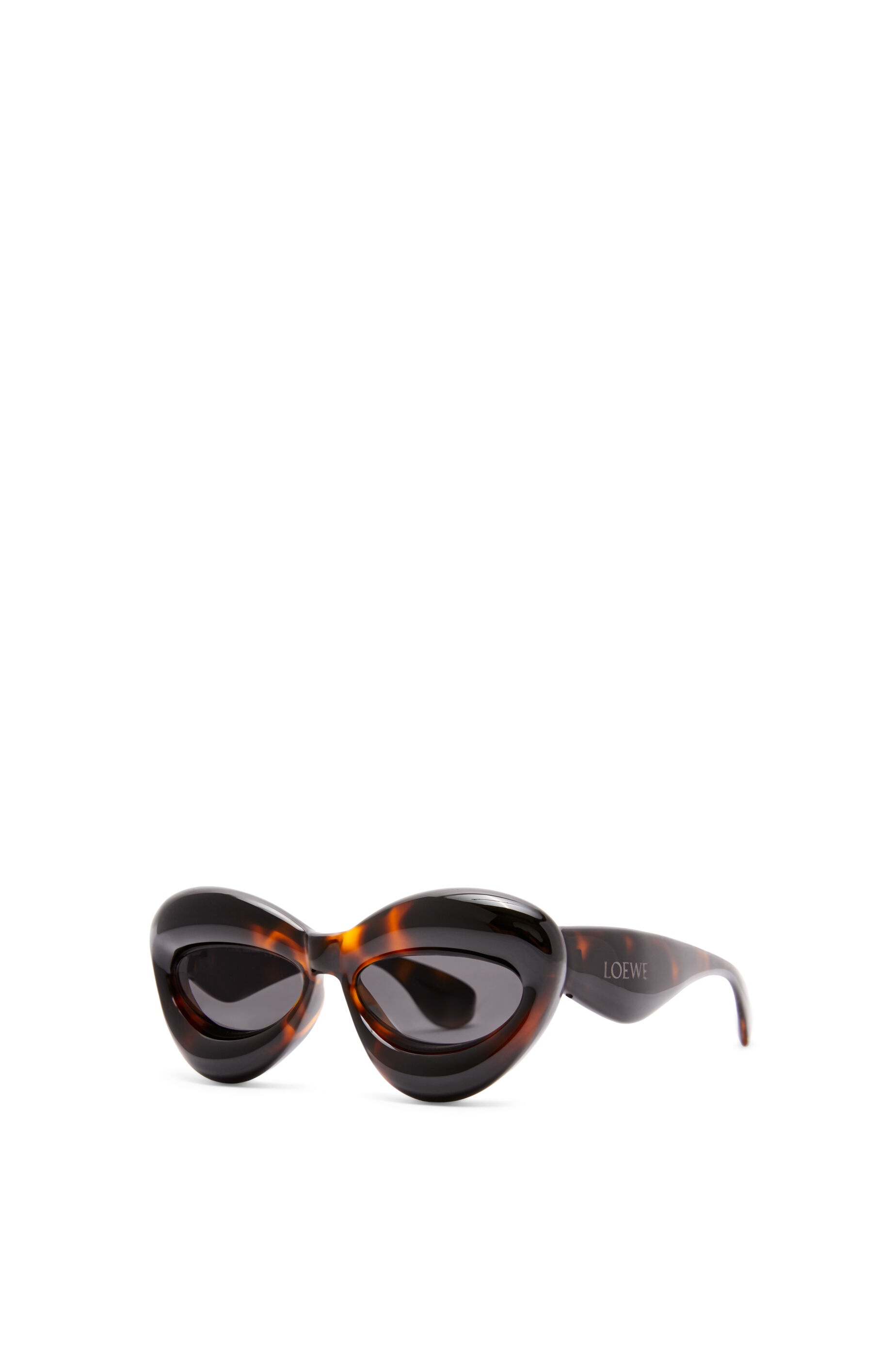 Inflated cateye sunglasses in nylon - 3