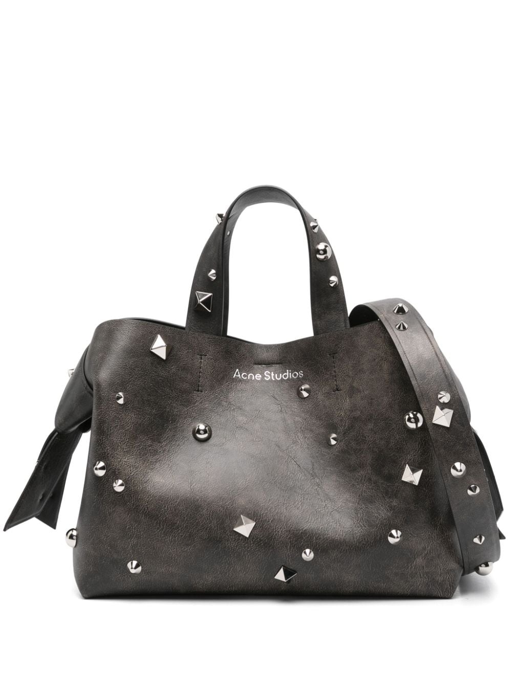 midi Musubi leather tote bag - 1
