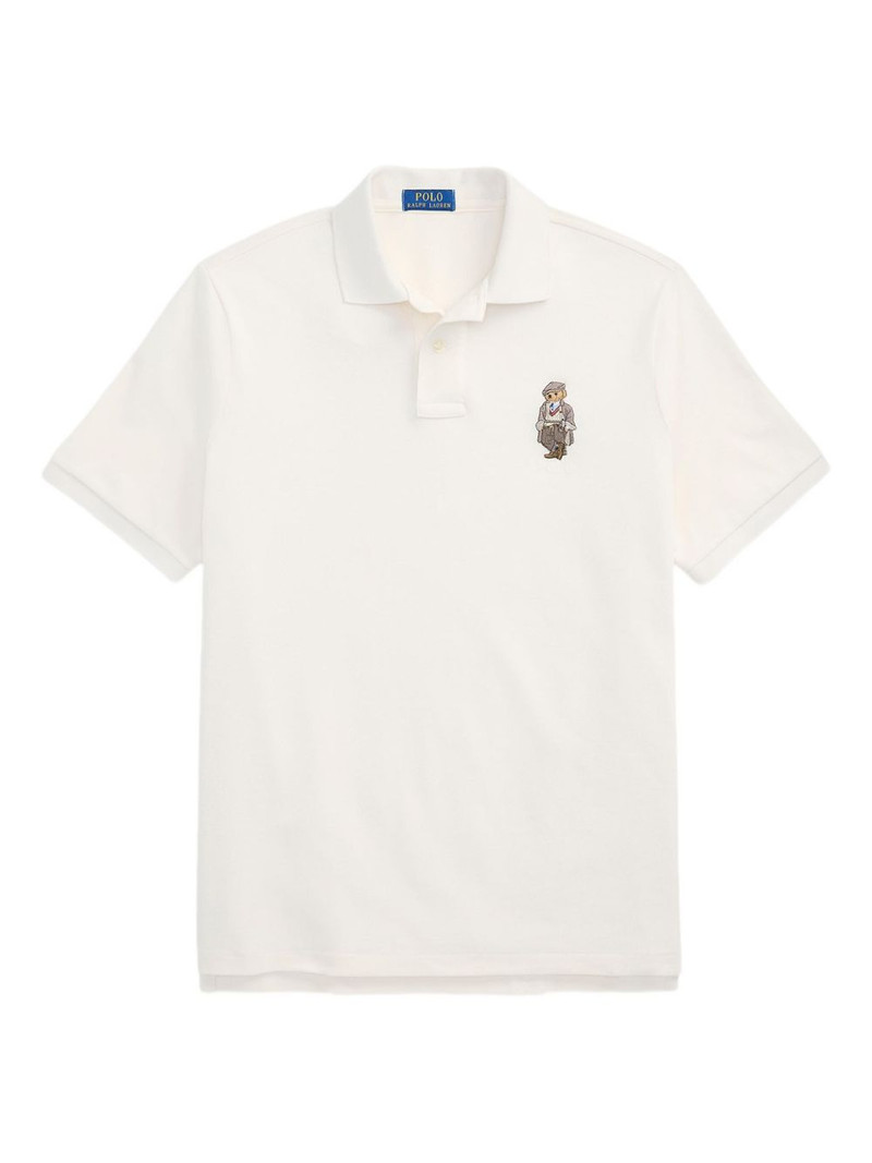 Polo Bear-embroidered polo shirt 1