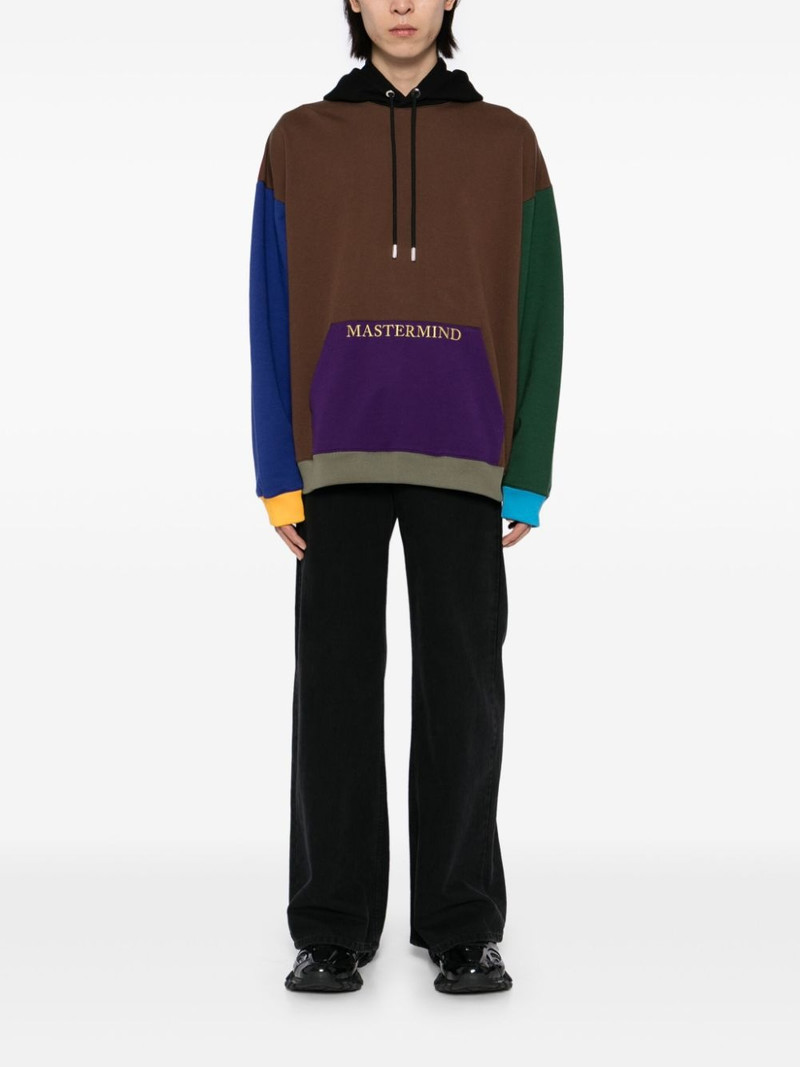 MASTERMIND WORLD patchwork hoodie outlook