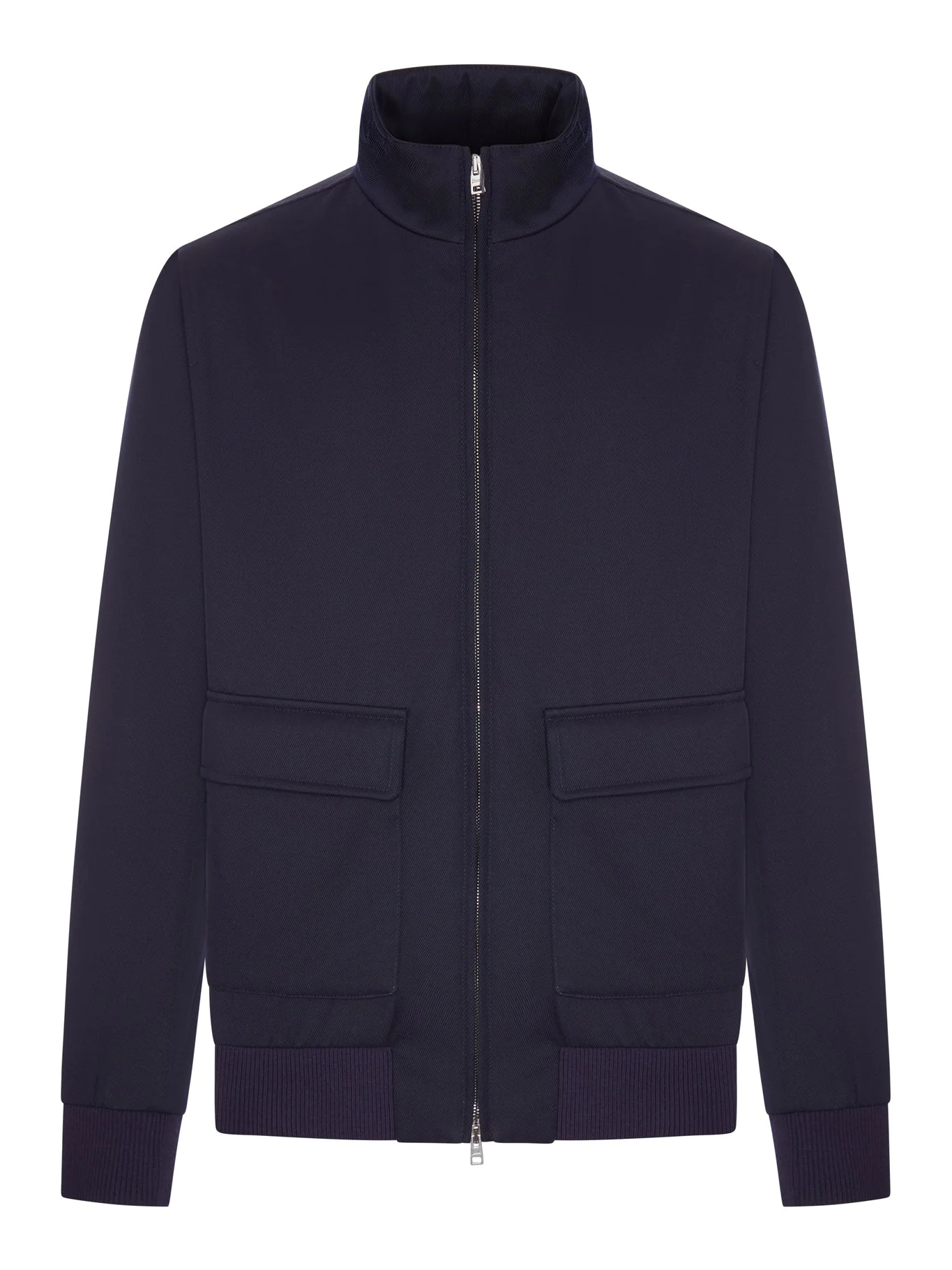 WOOL-BLEND ZIP-UP BOMBER JACKET - 1