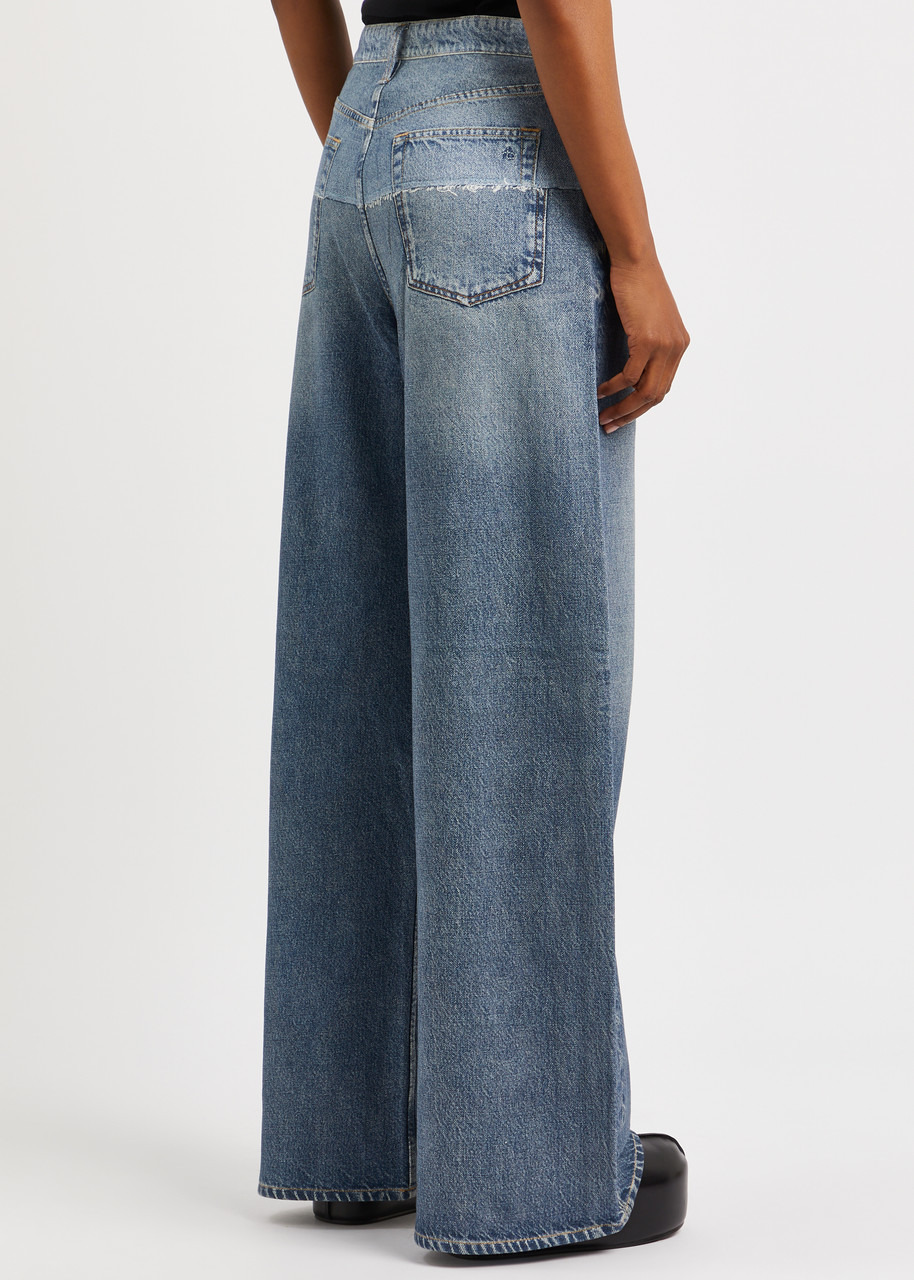 Miramar Sofie printed chambray trousers - 3