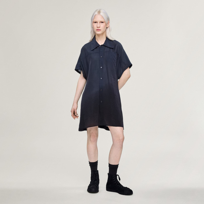 Y-3 SHORT SLEEVE DIP DYE UTILITY OVERSHIRT 5