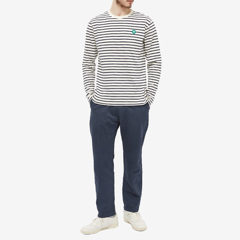 Wood Wood Wood Wood Long Sleeve Mel Stripe Tee outlook