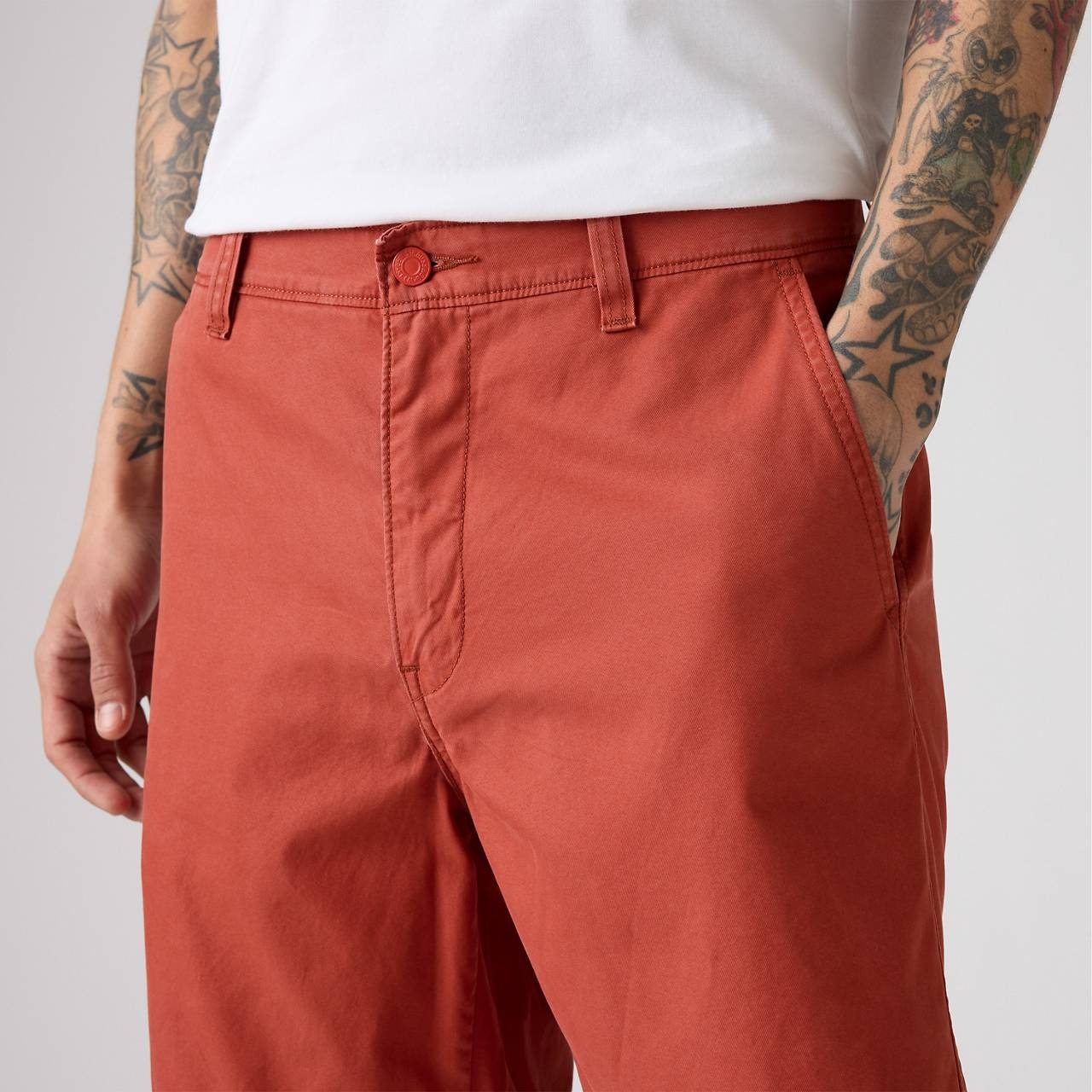 LEVI'S® XX CHINO AUTHENTIC RELAXED 8" LIGHTWEIGHT TWILL MEN'S SHORTS - 4