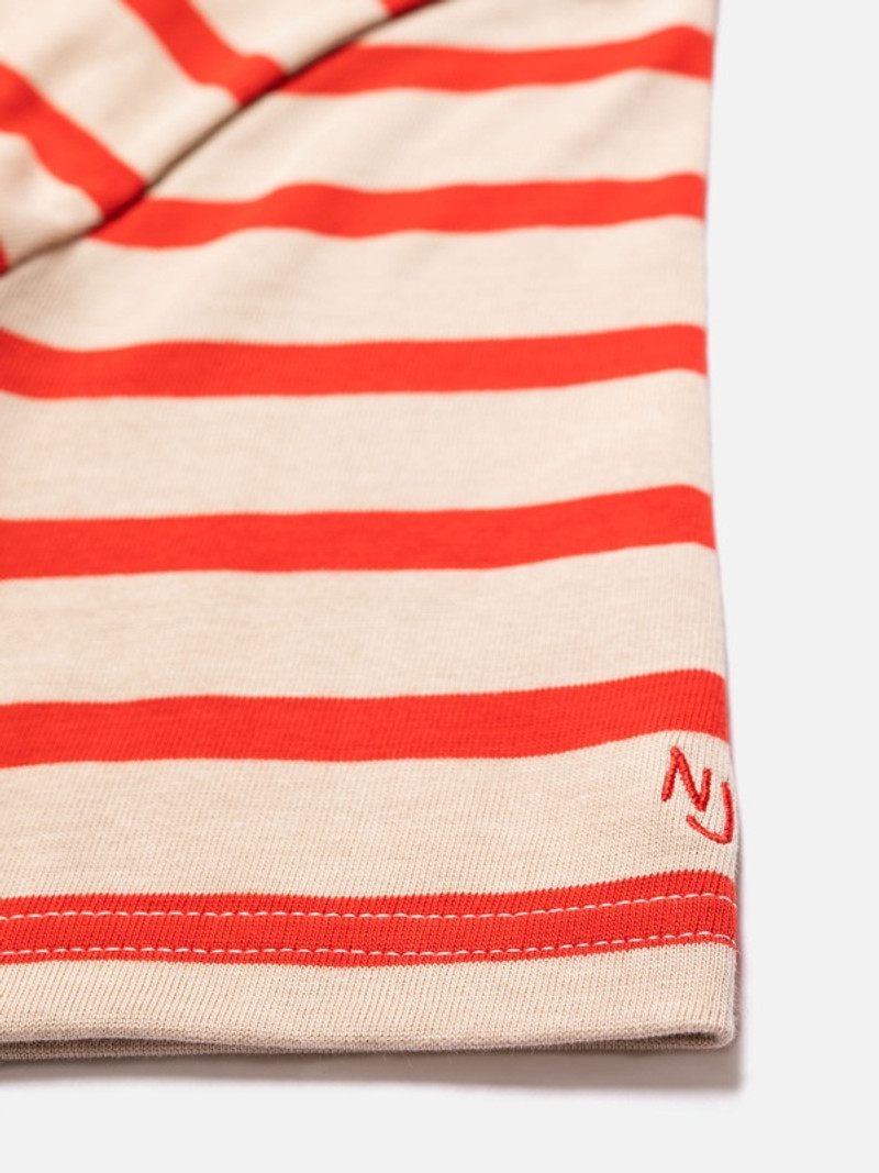 Joni Breton Stripe Offwhite/Red 3