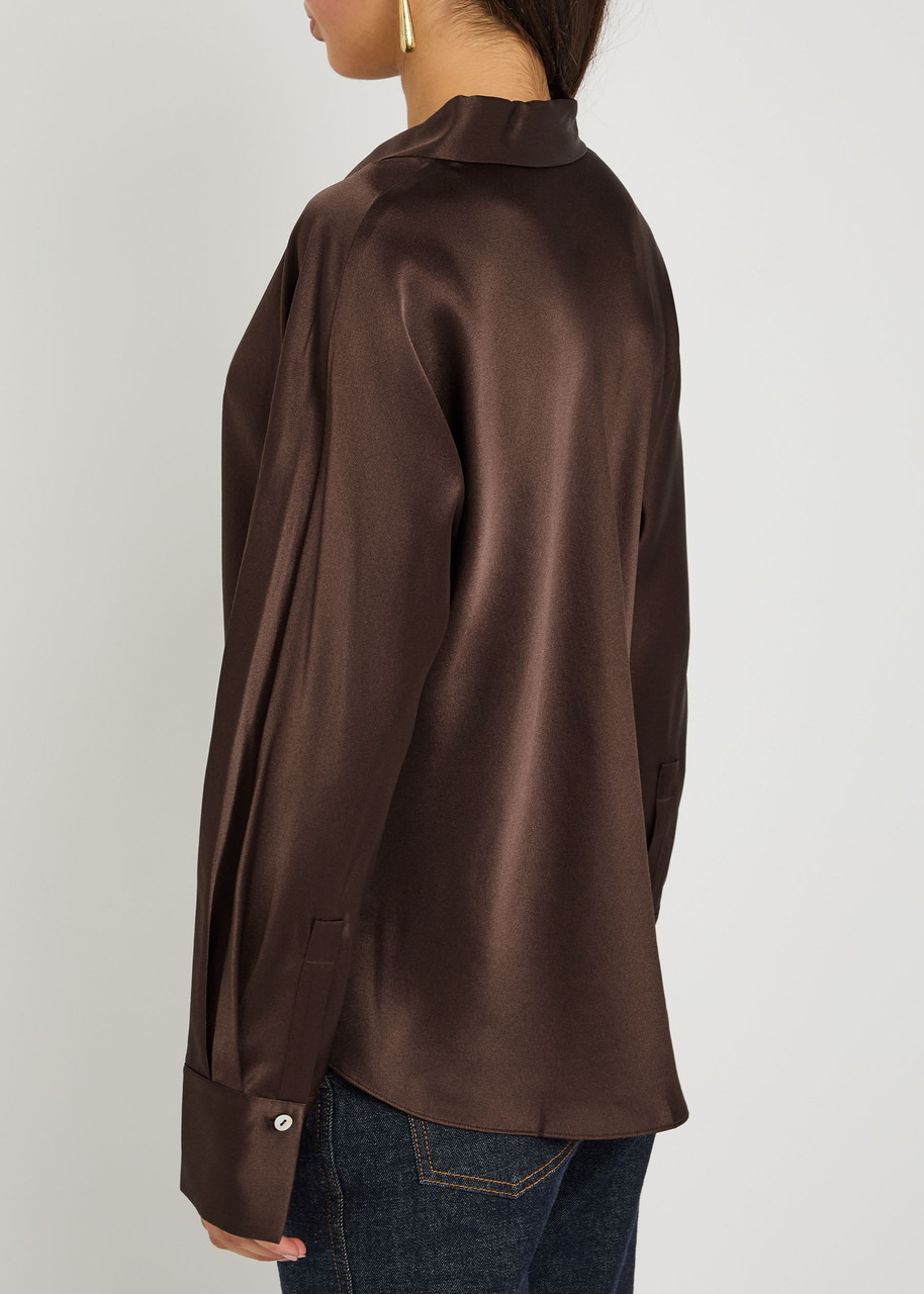 Silk-satin blouse - 3