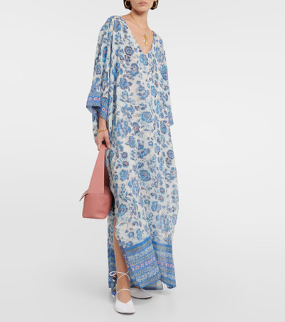 Loro Piana Printed silk maxi dress outlook