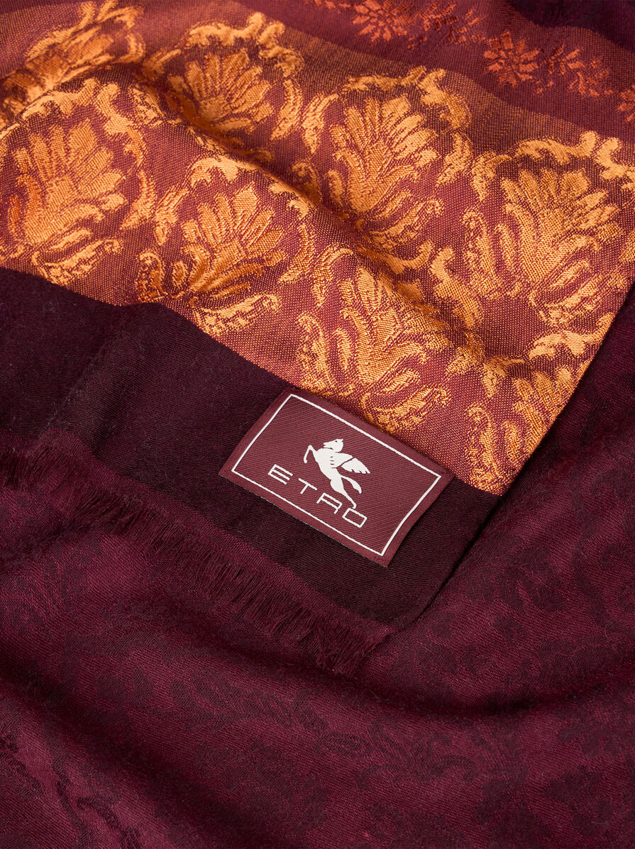 WOOL-BLEND JACQUARD SCARF - 3
