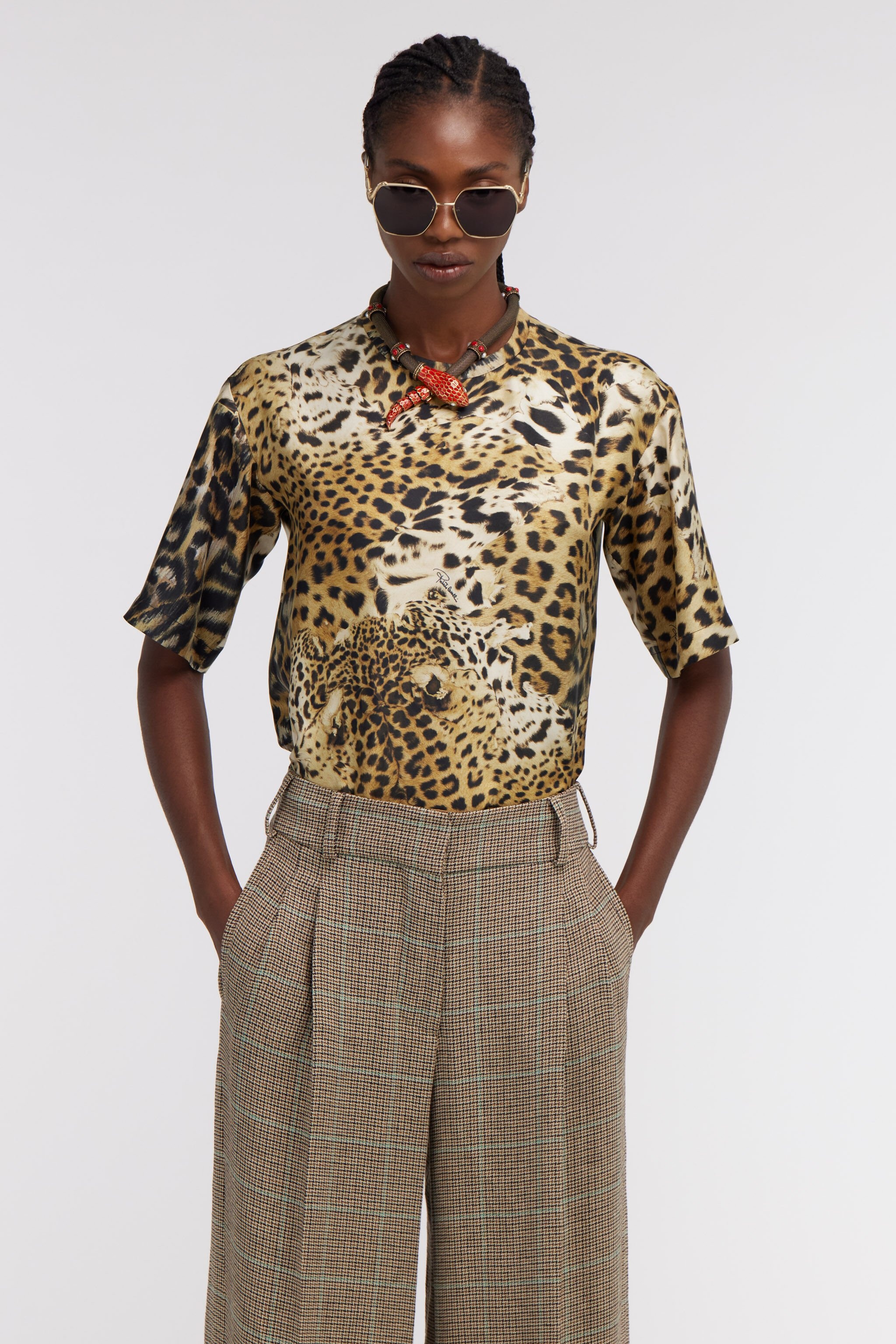 T-shirt with Jaguar Skin print - 3