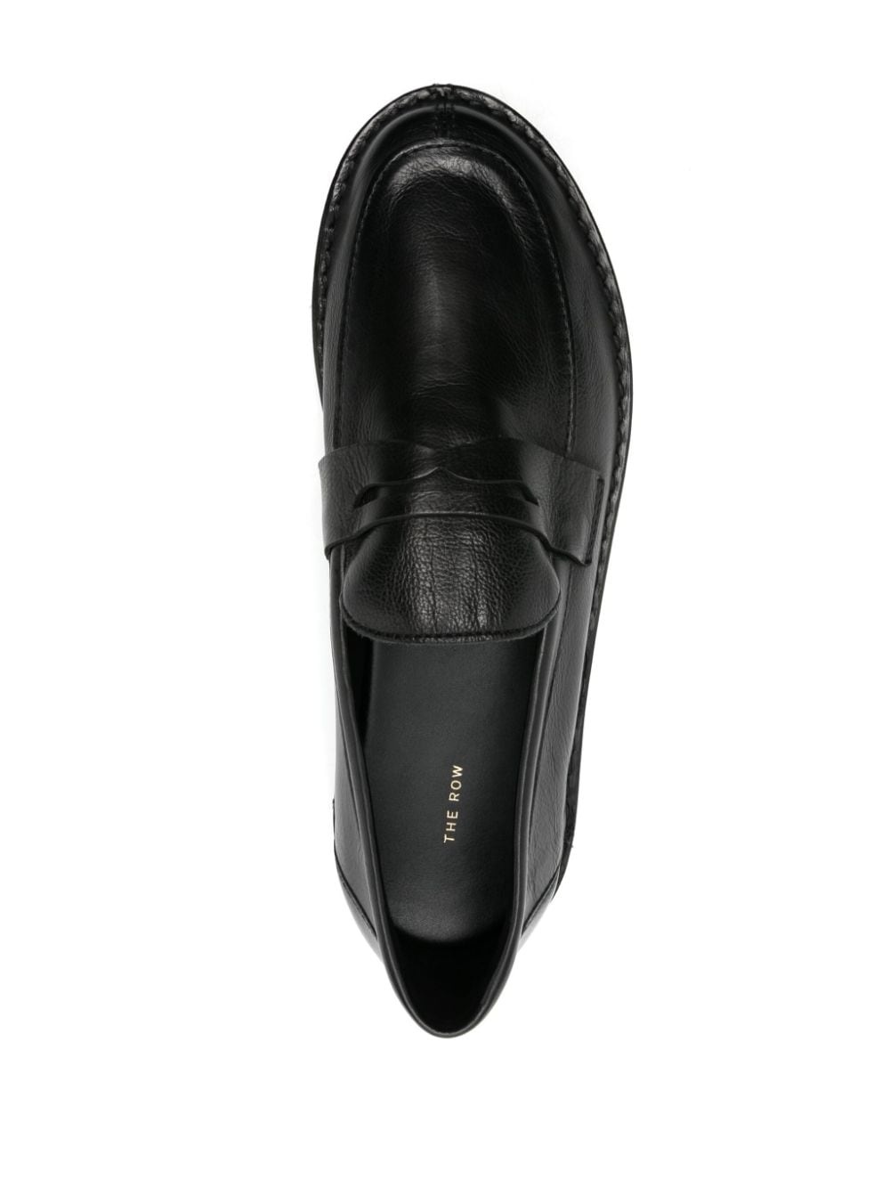 Cary leather penny loafers - 4