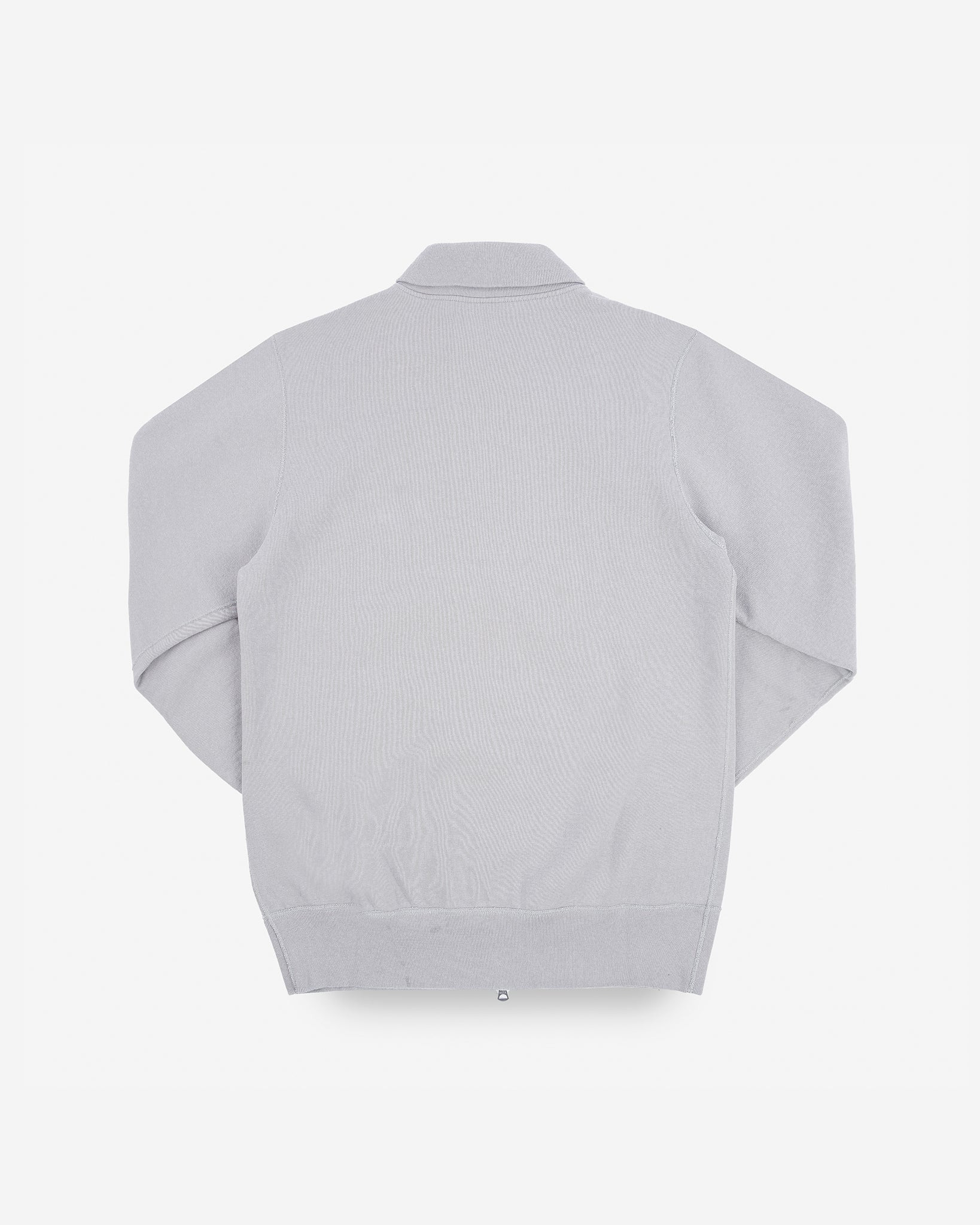 IHSW-11-GRY 14oz Ultra Heavyweight Loopwheel Cotton Zip Up Sweater - Grey - 5