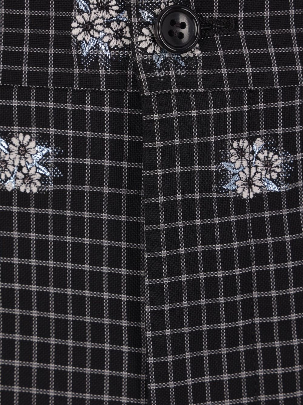 check-print shorts - 3