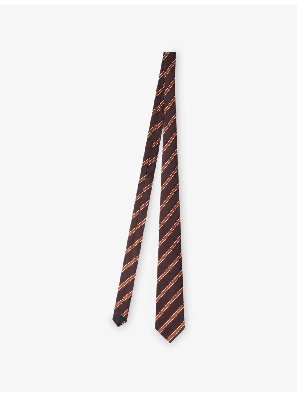 Striped Silk Tie - 1